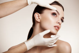 Beautiful Woman before Plastic Surgery Operation Cosmetology. Be